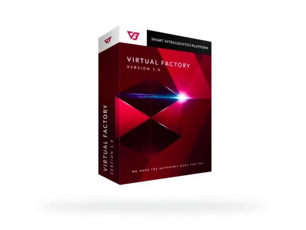 Transportroboter‑Software von VersaBox Virtual Factory