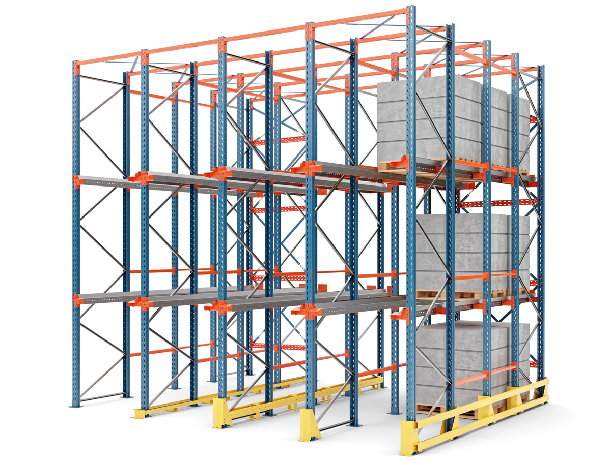 Kanalregale – die platzsparendste Art der Palettenlagerung